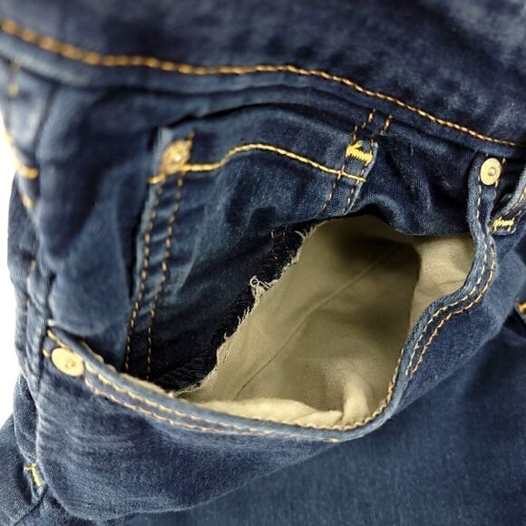 Levi's Women's 14M Mid Rise Skinny Blue Flexible Comfortable Denim Jeans - Picture 4 of 15